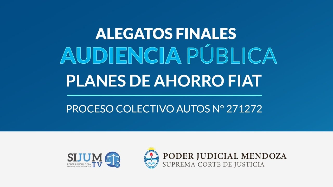 AUDIENCIA PÚBLICA PLANES DE AHORRO FIAT