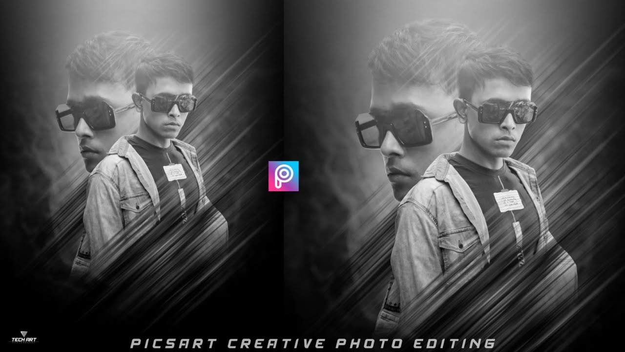 PicsArt Creative Photo Editing Tutorial - Movie Poster Concept Design - Tech Art