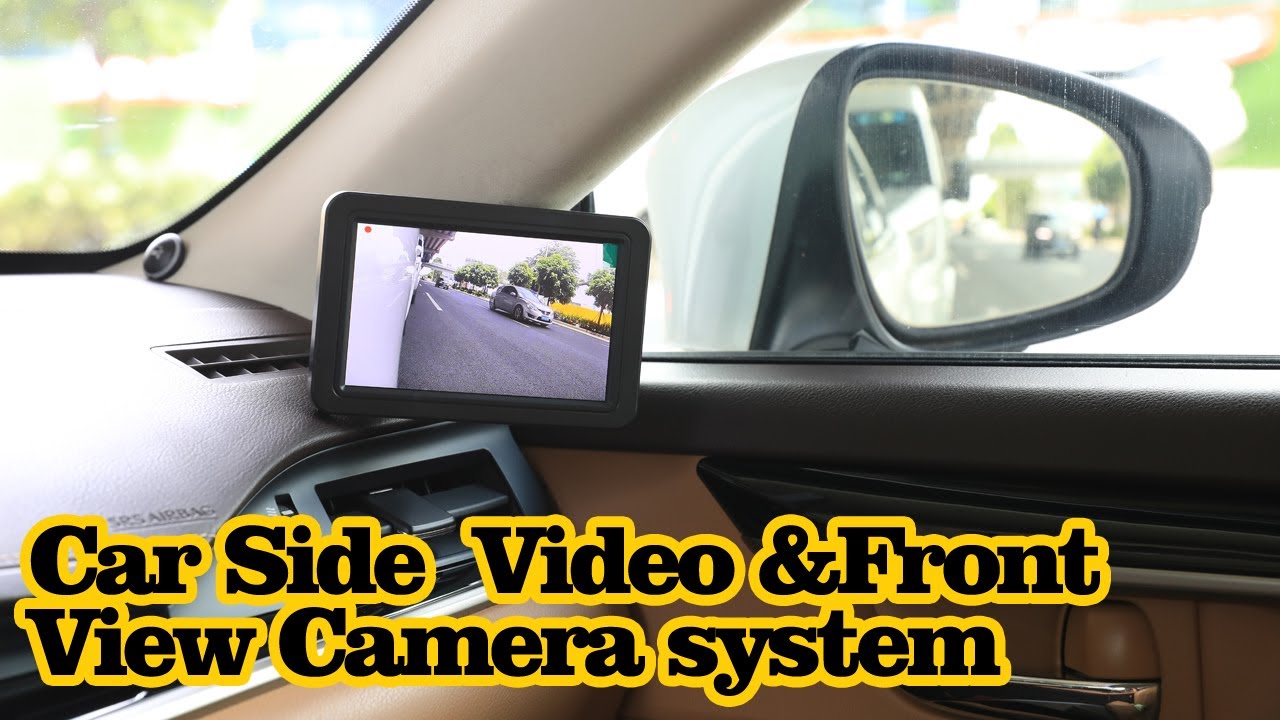 How to Install Blind Spot Camera System For Car Side View Front View