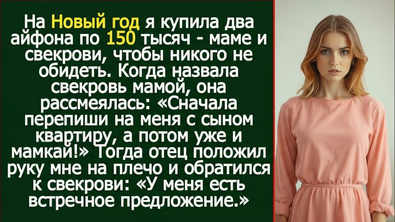 «Сначала квартиру — потом “мама”!» Требование свекрови повергло всех в шок