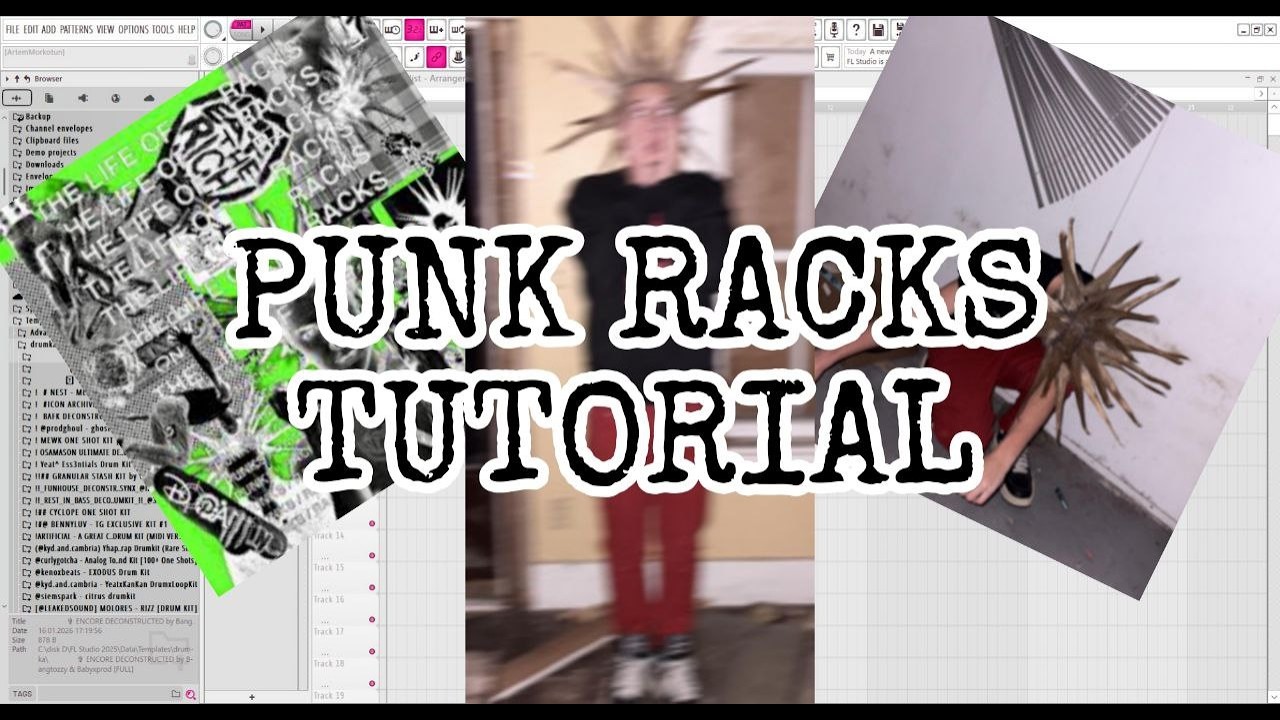 How to Make beats for PUNK RACKS like THE LIFE OF RACKS
