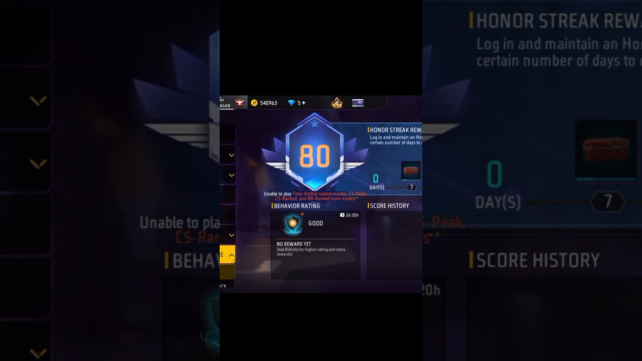 honor score fast increase kaise kare free fire // how to increase honar score