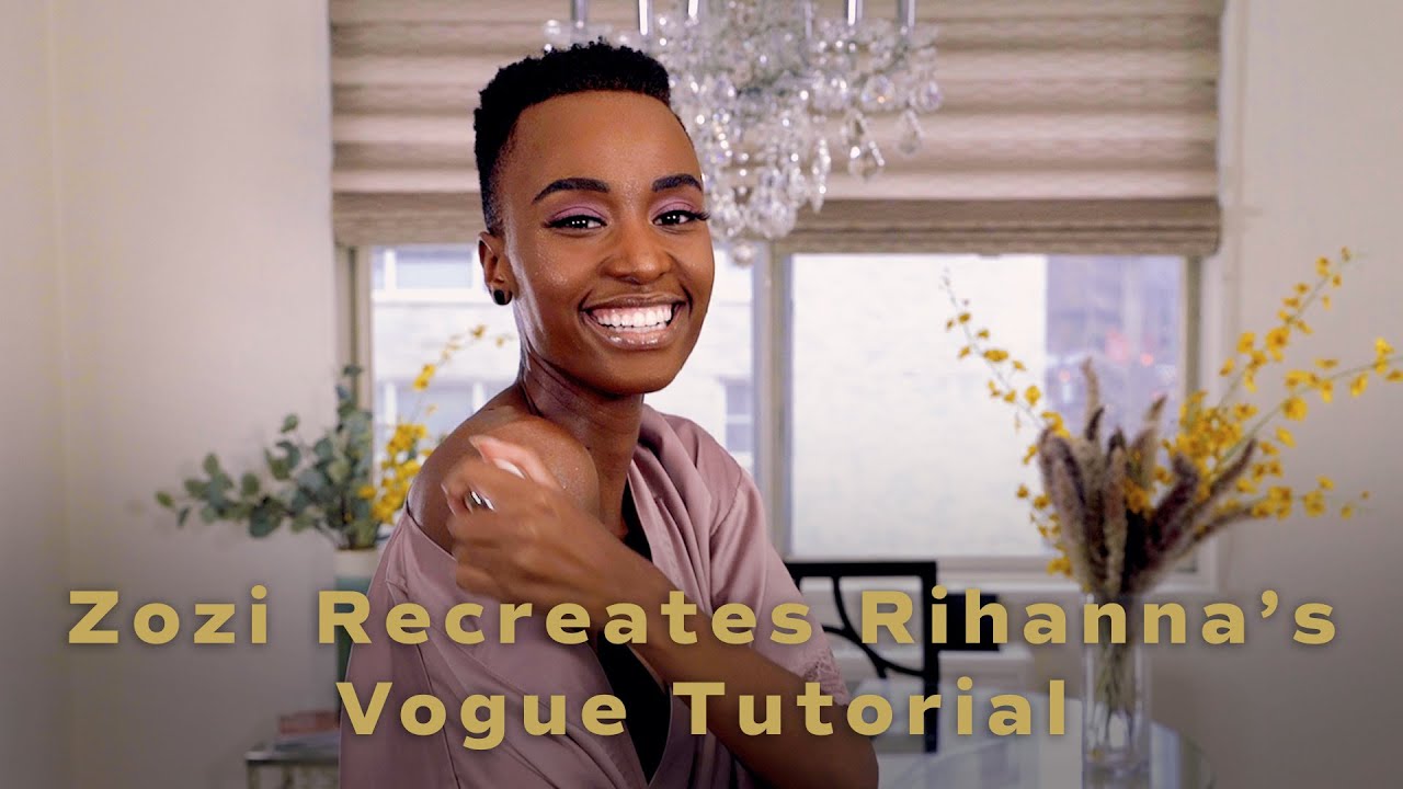 Zozi Recreates Rihanna's Vogue Tutorial!