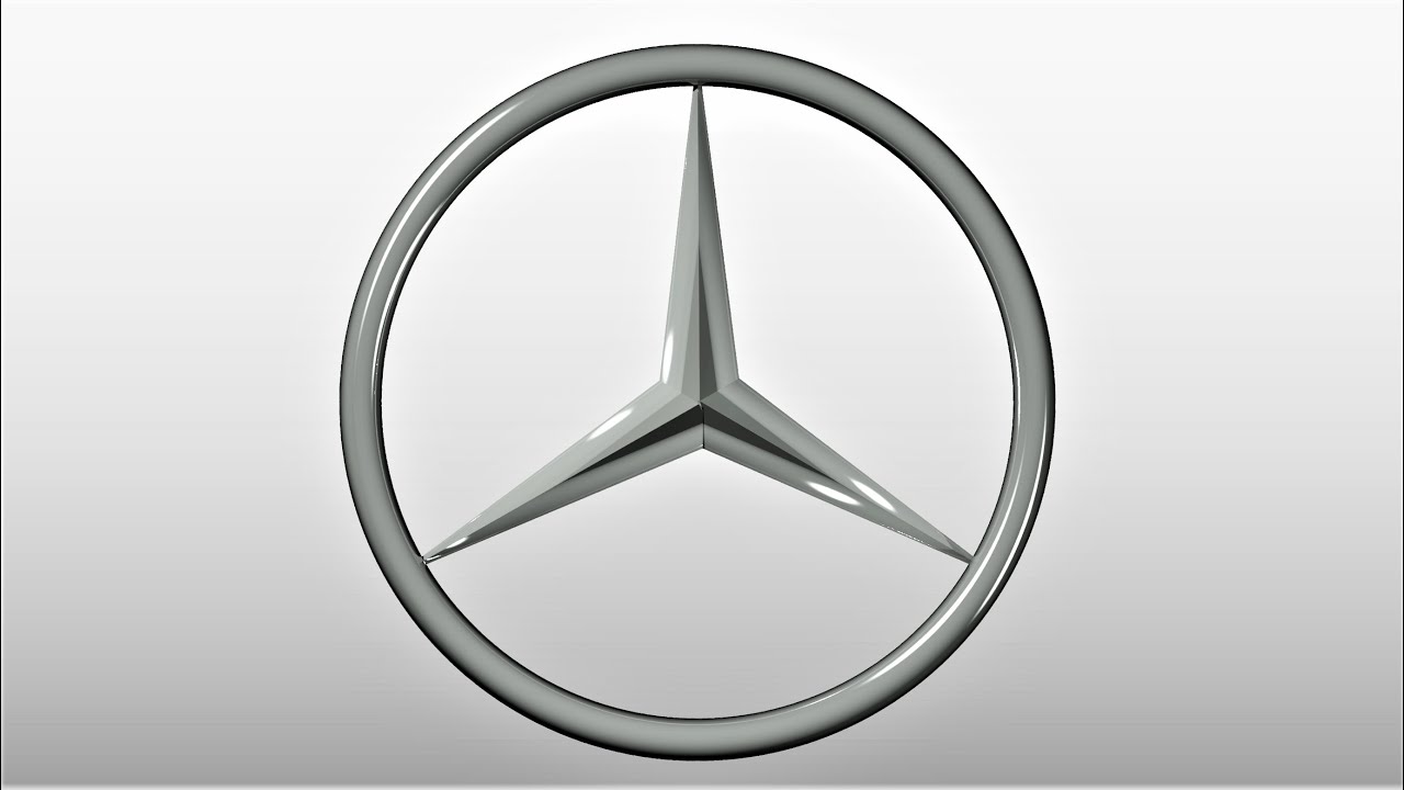 How to design Mercedes Logo on AutoCAD | 3D practice design on AutoCAD