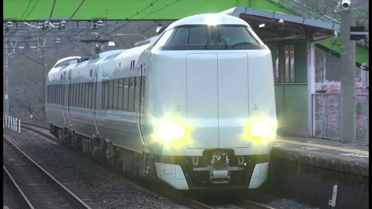 JR西日本223系 225系 283系 287系  阪和線 山中渓駅を行き交う列車