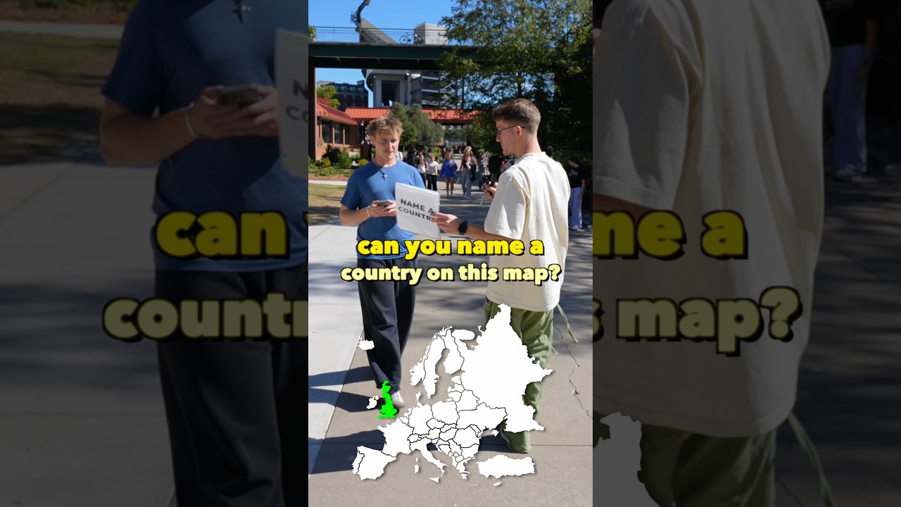 Can Americans name European countries?