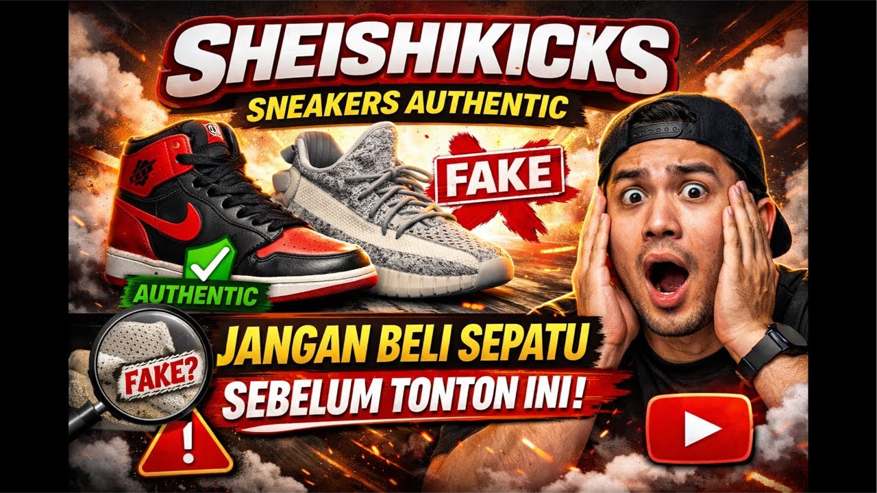 STOP! 80% Sneakers Online itu FAKE? Cek Dulu di Live Ini!