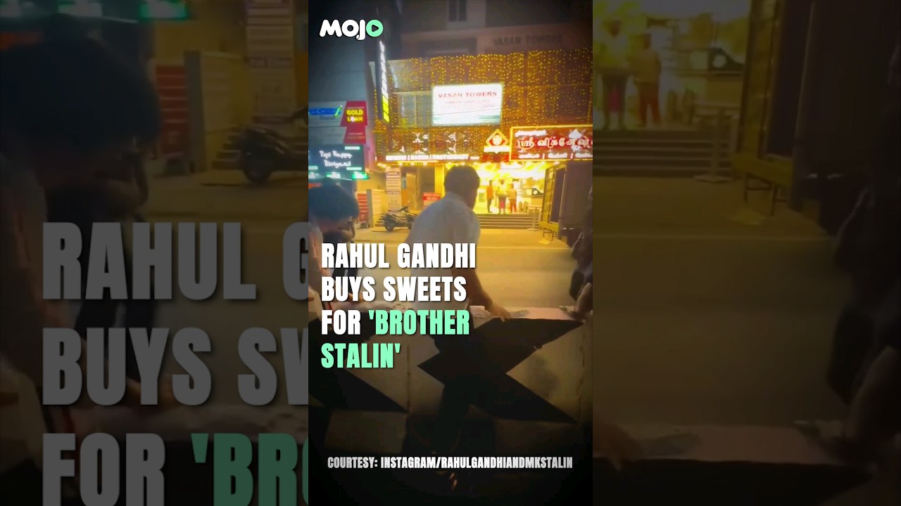Rahul Gandhi Buys Sweets For 'Brother Stalin' During Campaigning In TN #shorts #elections #news