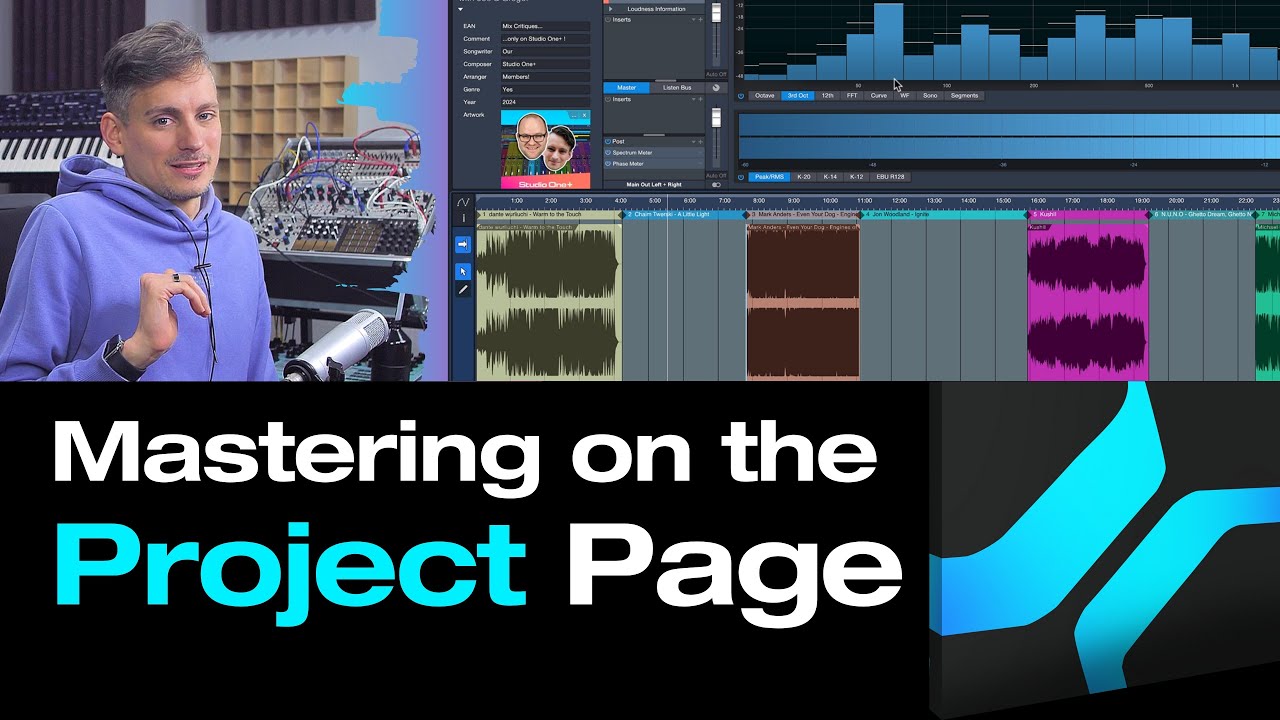 Вот почему вам стоит сделать мастеринг на странице проекта Studio One | PreSonus