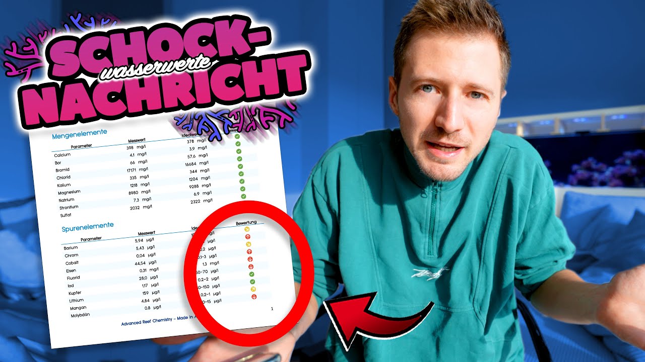 SCHOCKNACHRICHT zu den WASSERWERTEN! 😧