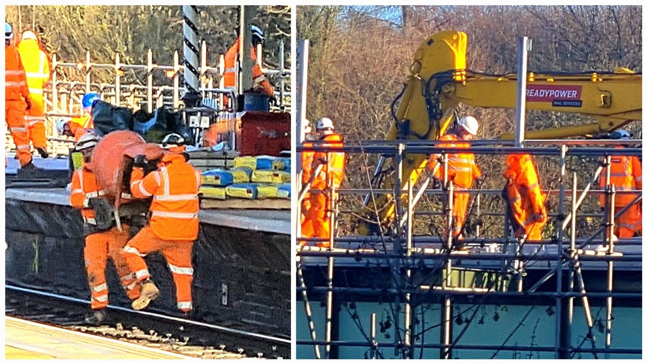 Platform rebuild costing £3.3 million takes place at busy station 👷‍♀️