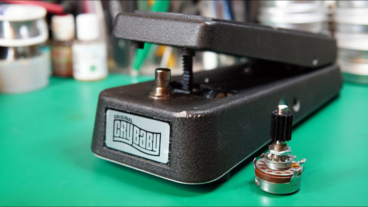 【エフェクター修理】ワウポットは分解掃除で直るのか？ついでに本体修理 JimDunlop CryBaby GCB-95