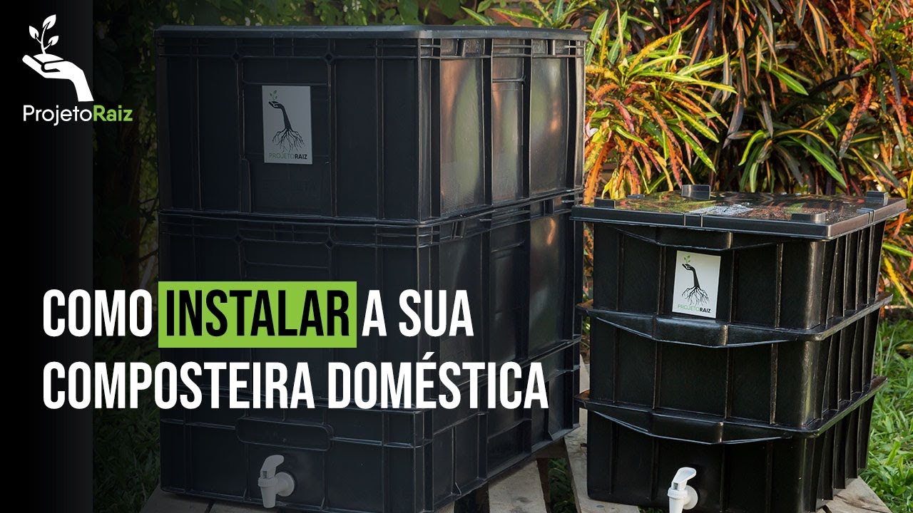 Como Instalar a sua Composteira Doméstica