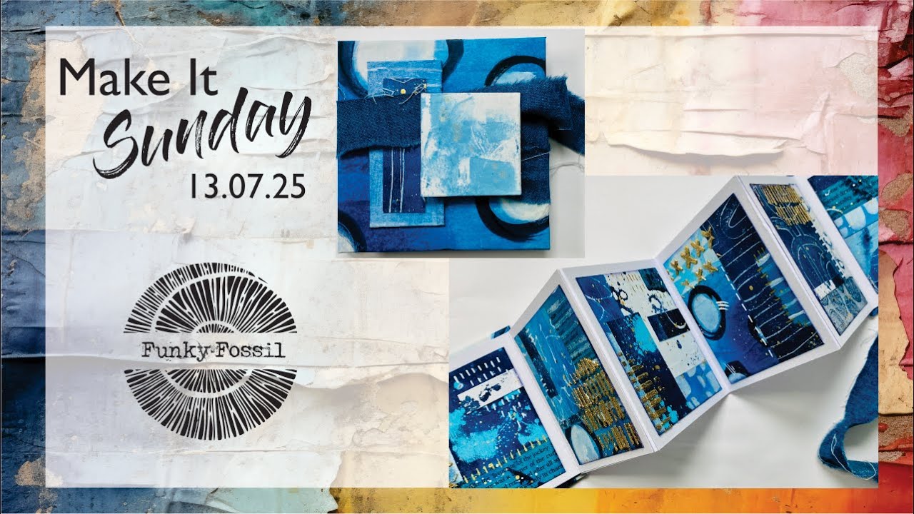 Make It Sunday Episode 44 - Making a collage concertina book