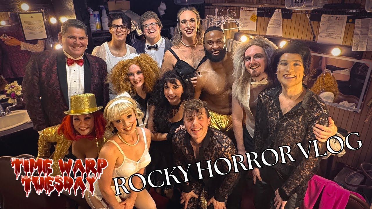 ROCKY HORROR VLOG | opening to closing night | Charity Walton