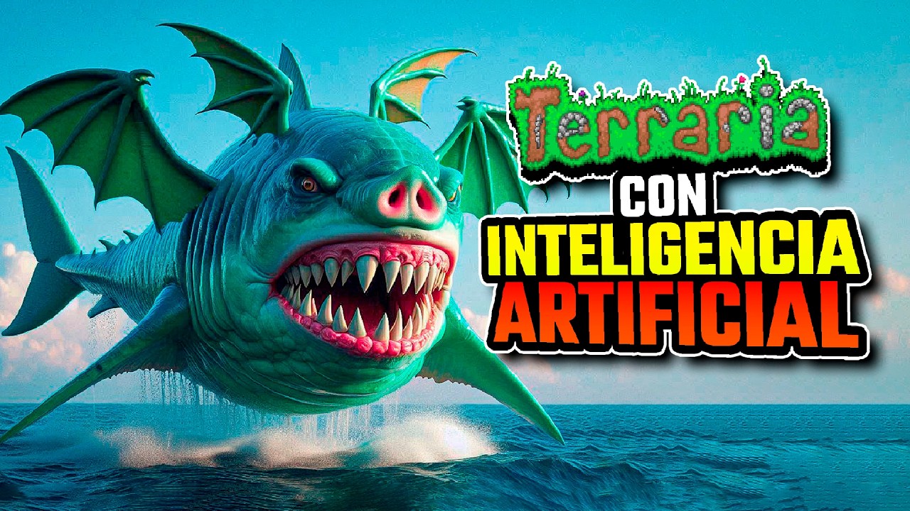 TERRARIA PERO CON IA!!! 🤖🥼 | #UNCLOK