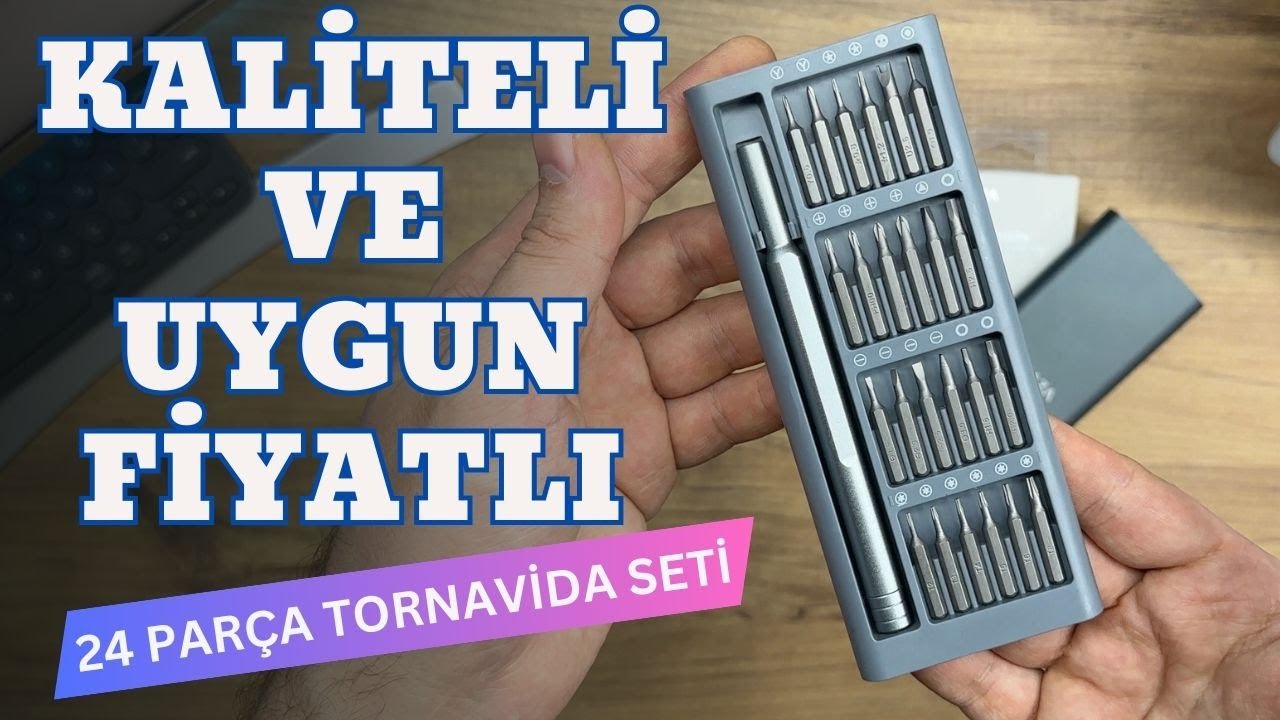 XIAOMI KADAR KALİTELİ VE YARI FİYATINA 24 PARÇA TORNAVİDA SETİ 🪛🪛🪛