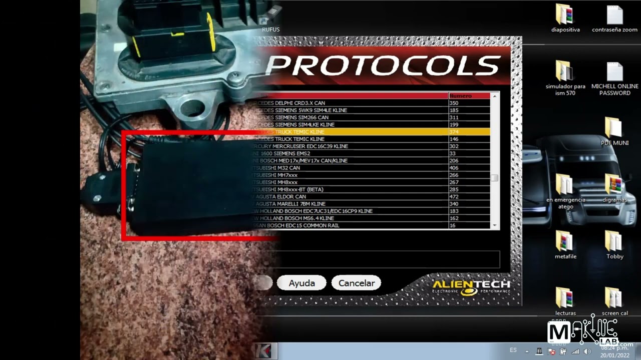 Conectandose a Módulo Mercedes con ksuite (ECM Titanium)