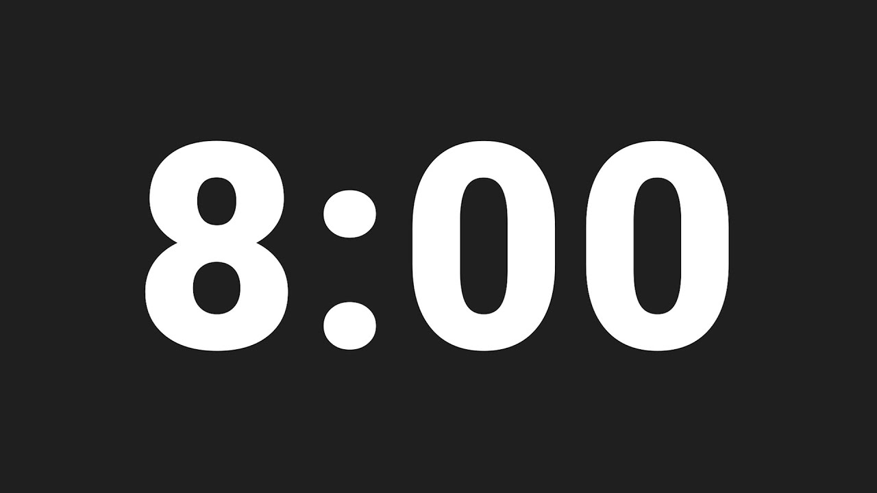 Timer 8 Minuti