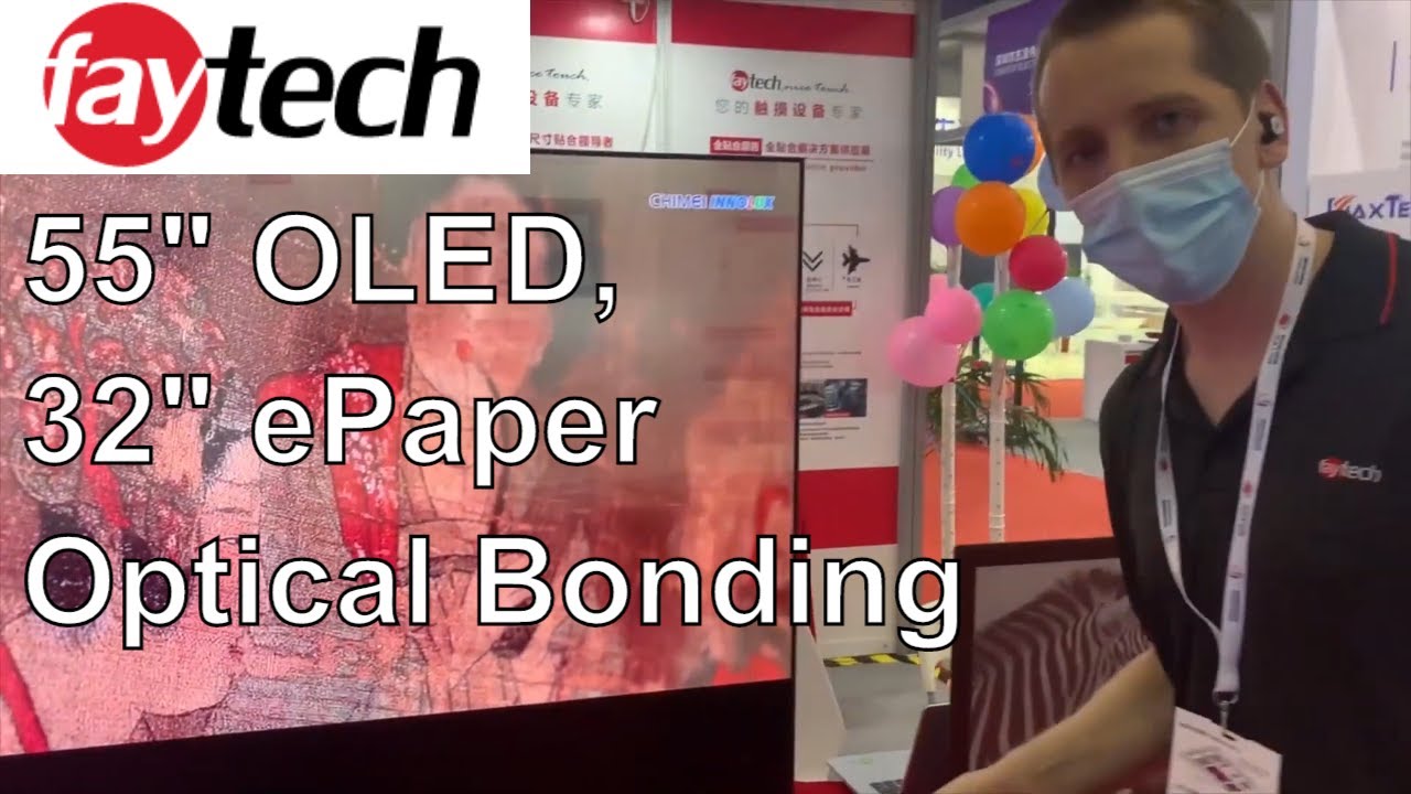 faytech at C-Touch & Display 2020, shows 55