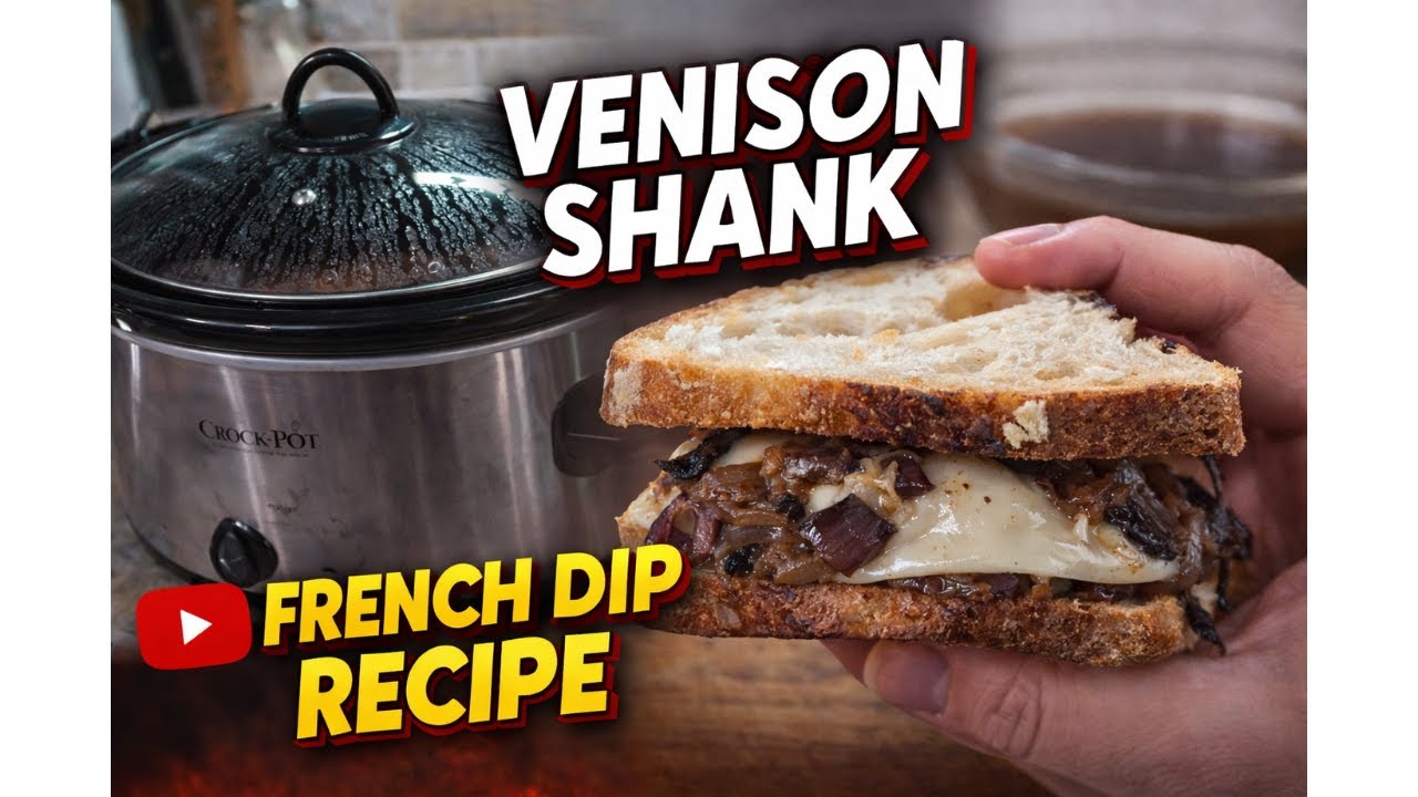 Underrated Venison Cut Just Got a Delicious Upgrade - Venison Shank French Dip Recipe