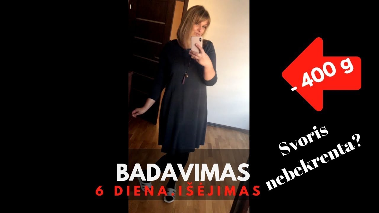Kaip numesti svorio? Badavimas 6 diena. Mano rezultatai -400g. Svoris nebekrenta?
