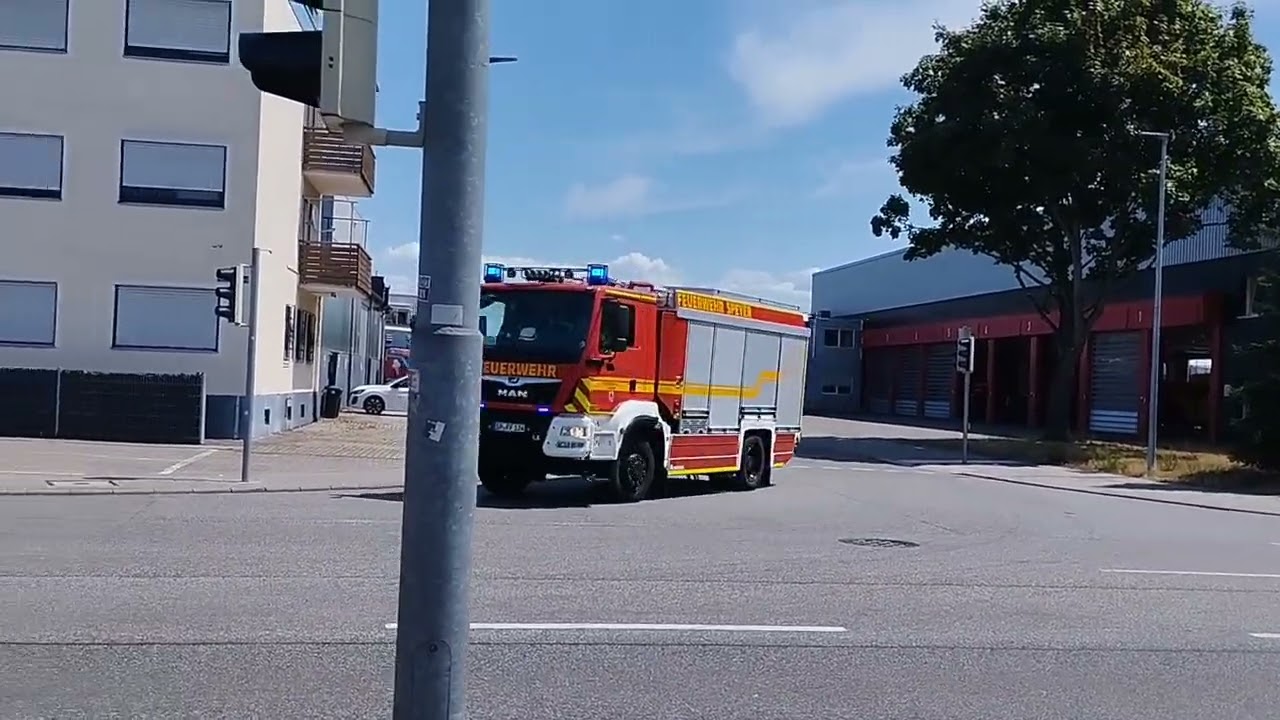 Alarm für die Feuerwehr Speyer