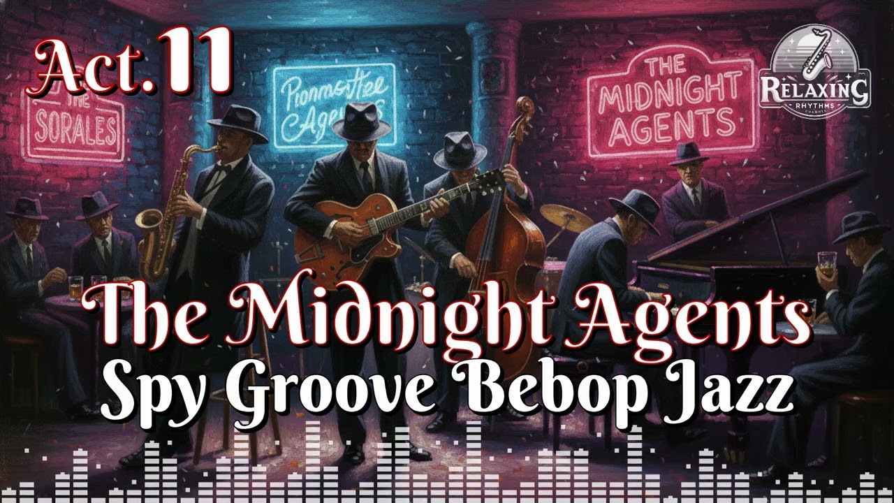 The Midnight Agents: Spy Groove Bebop Jazz  Act.11🕵️‍♂️✨ Noir Jazz for Focus & Style
