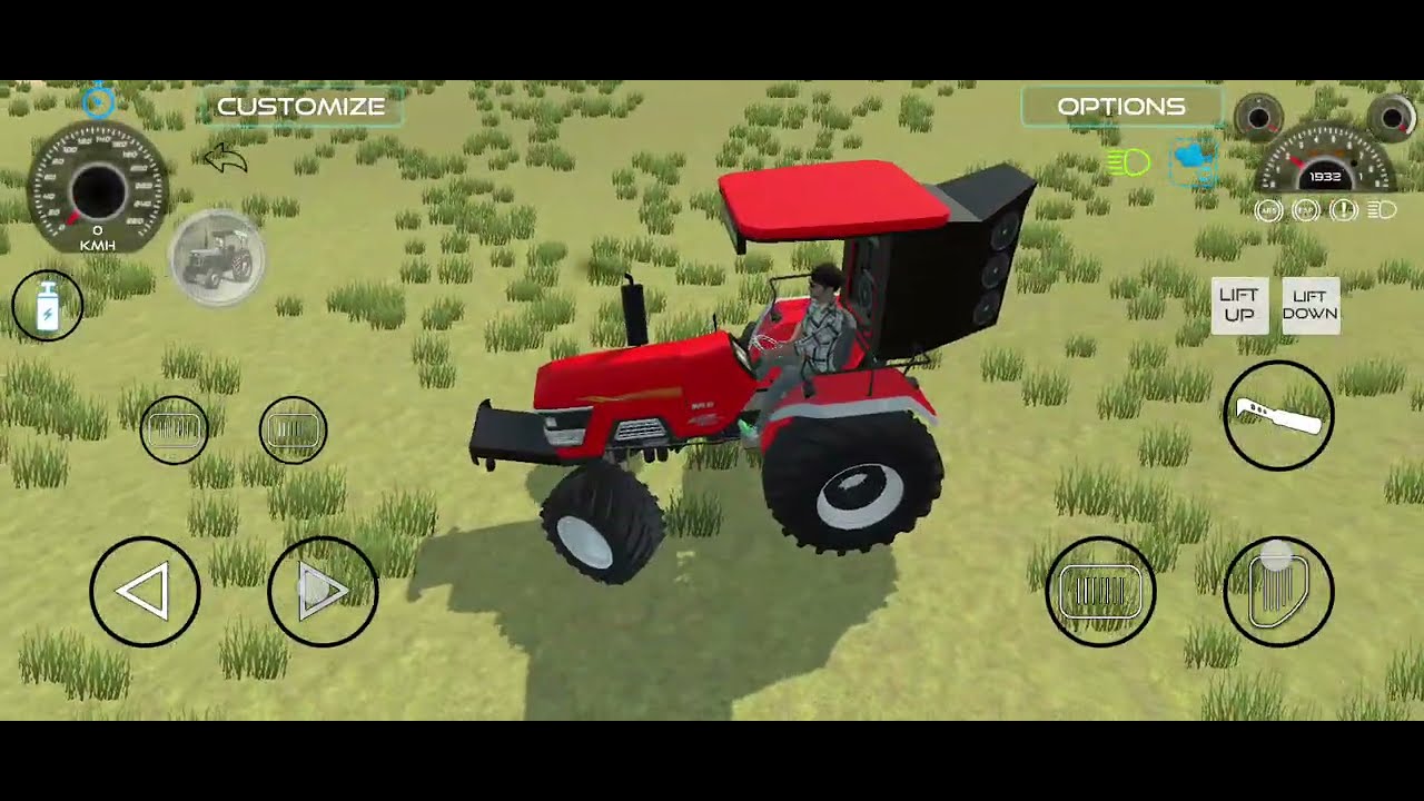 Tractor stunt off roading #gaming 