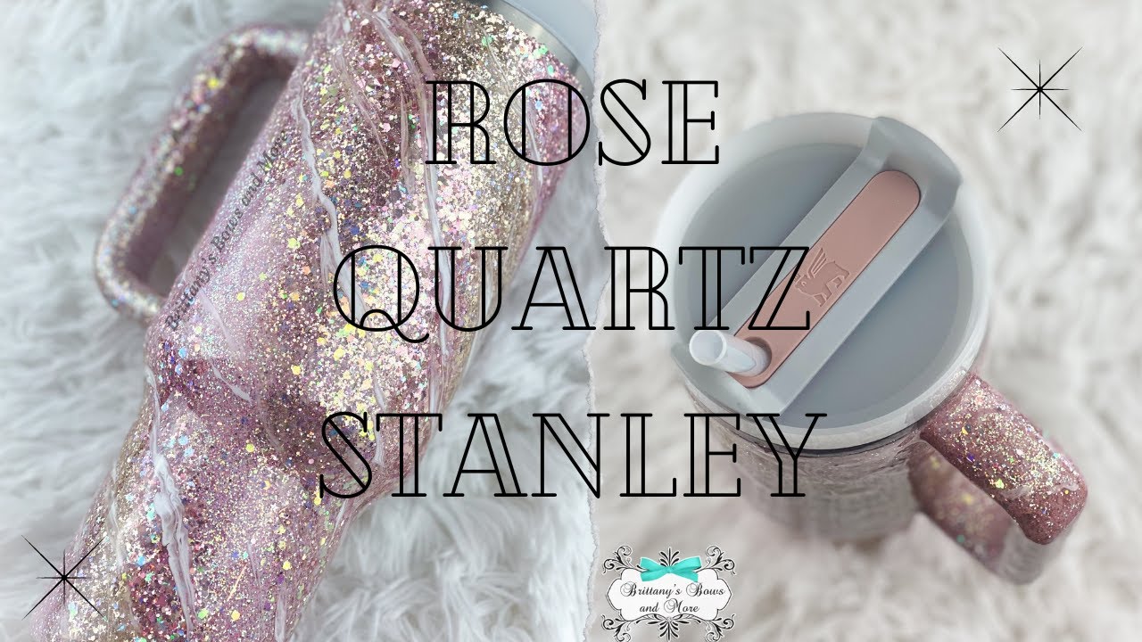 Rose Quartz Stanley Tumbler | Milky Way Stanley Tumbler