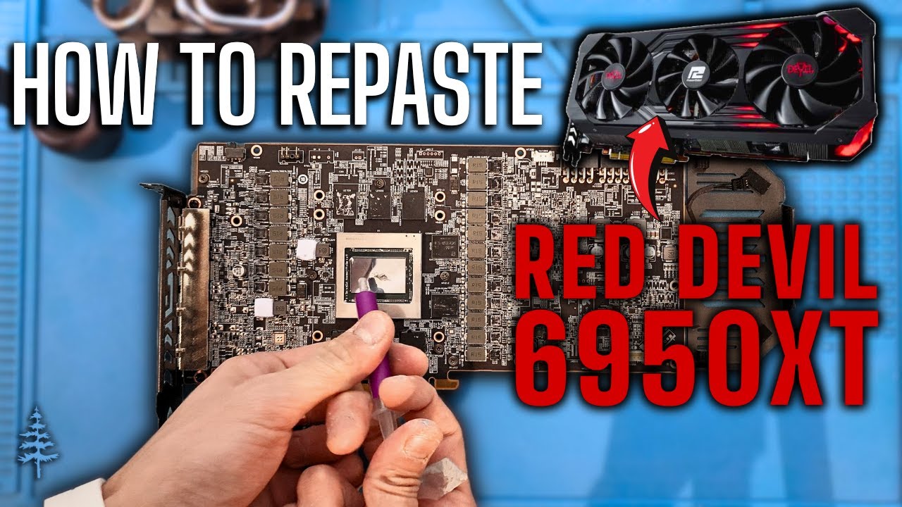 Вот как я починил свой супергромкий и горячий Red Devil 6950XT
