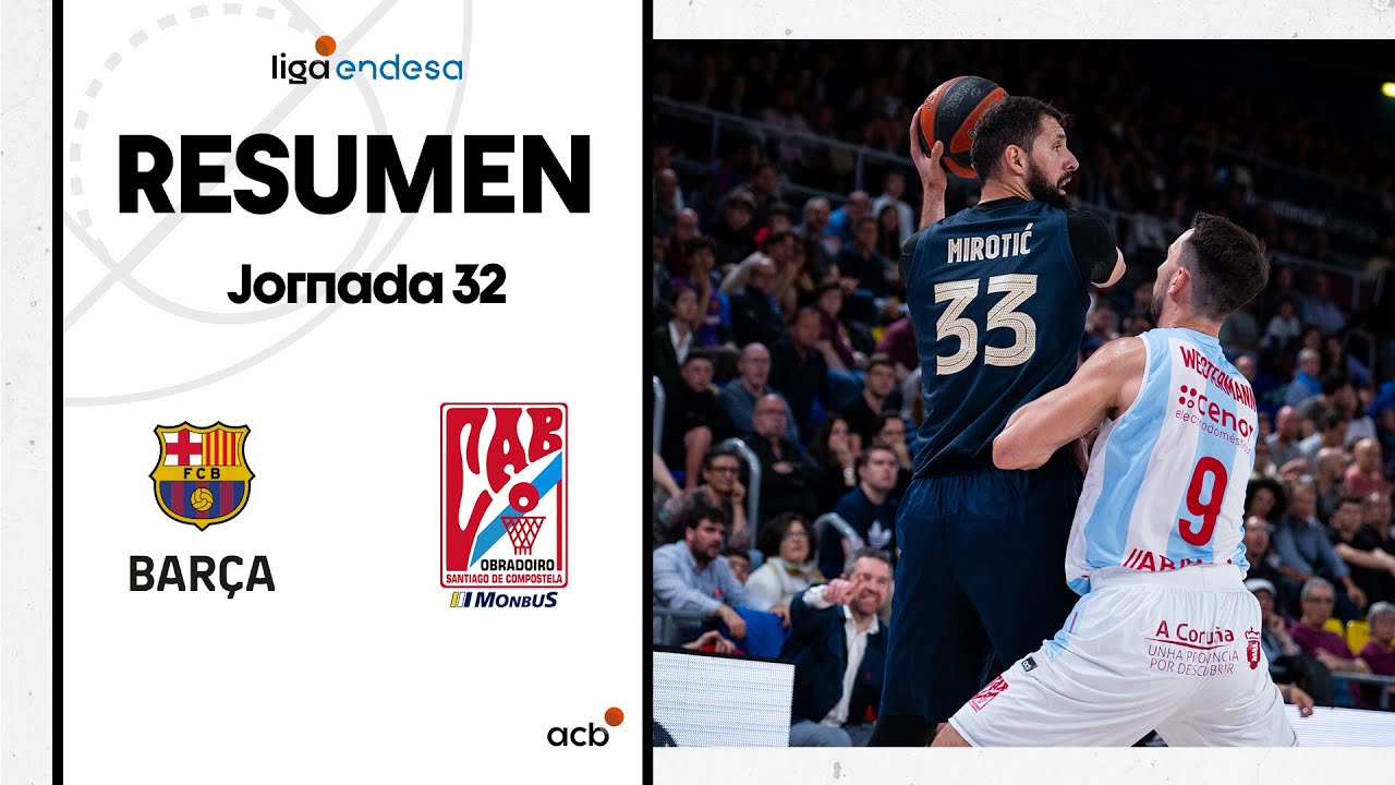 Barça - Monbus Obradoiro (94-77) RESUMEN | Liga Endesa 2022-23