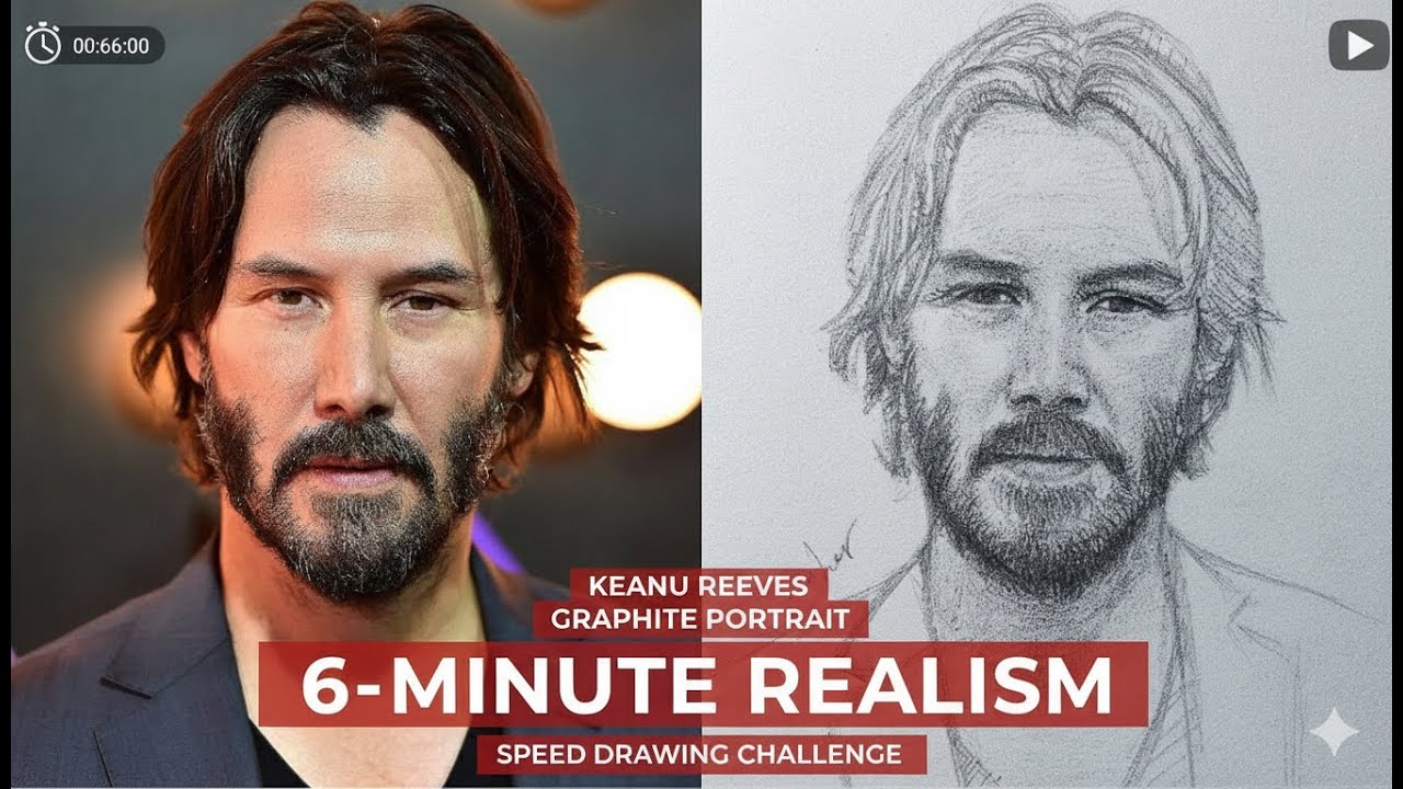 Draw Faces Super Fast! Realistic 6-Minute Drawing Technique”