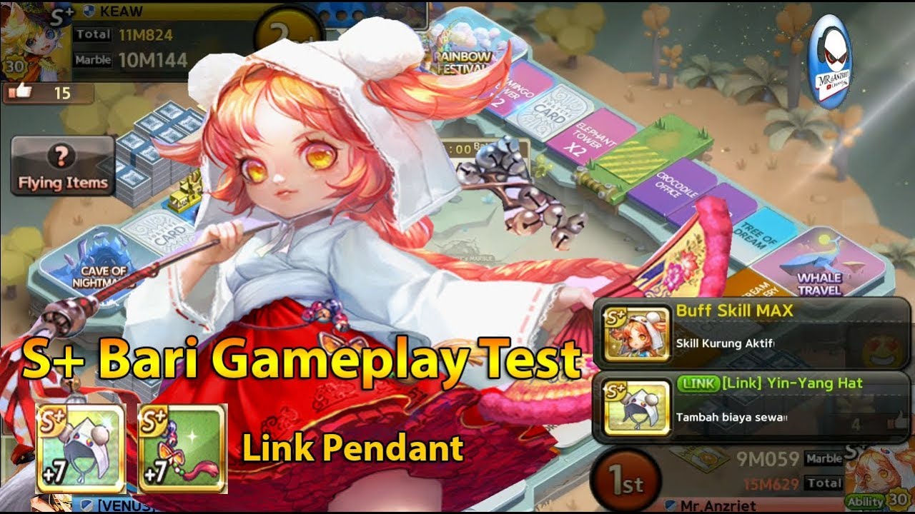 Line Let's Get Rich : S+ Bari gameplay [Link Pendant]
