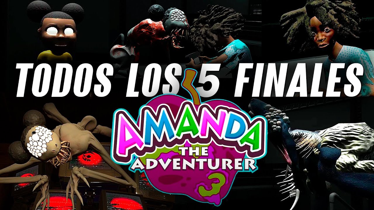 Amanda The Adventurer 3 - Todos Los Finales En Español ( Final Verdadero, Bueno, Malo, Secreto ) PC