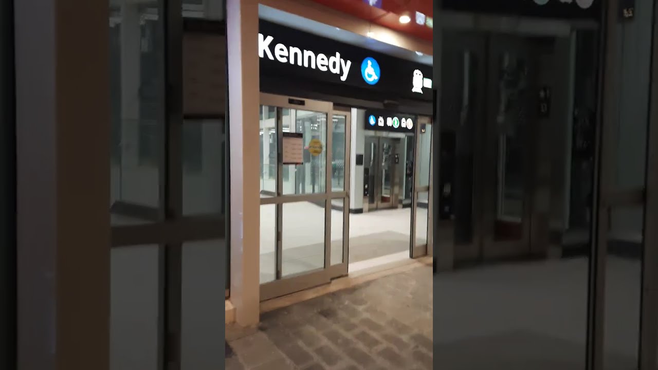 Newly opened Kennedy Transit Station in Scarborough ON-Canada