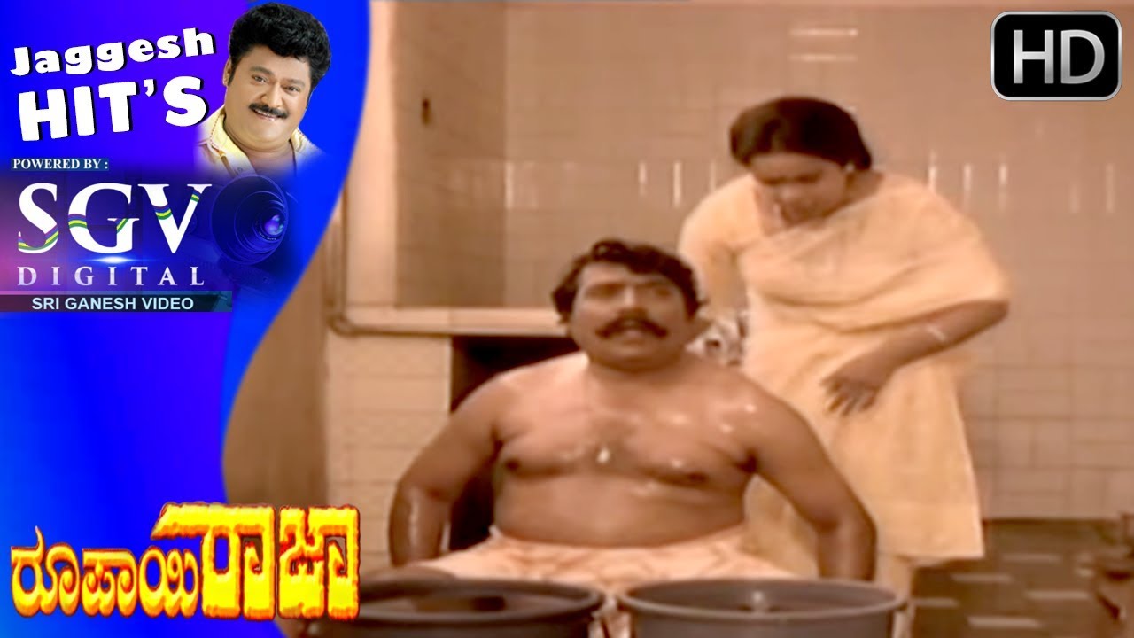 Jaggesh Comedy Scenes - Honavalli Krishna and Umashree comedy in supermarket | Roopayi Raj Movie