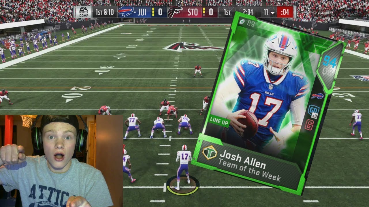 93 OVERALL JOSH ALLEN! 99 THROW POWER! KEEP 'EM AS STARTER? | MUT 19 GAMEPLAY | #ROADTO10K