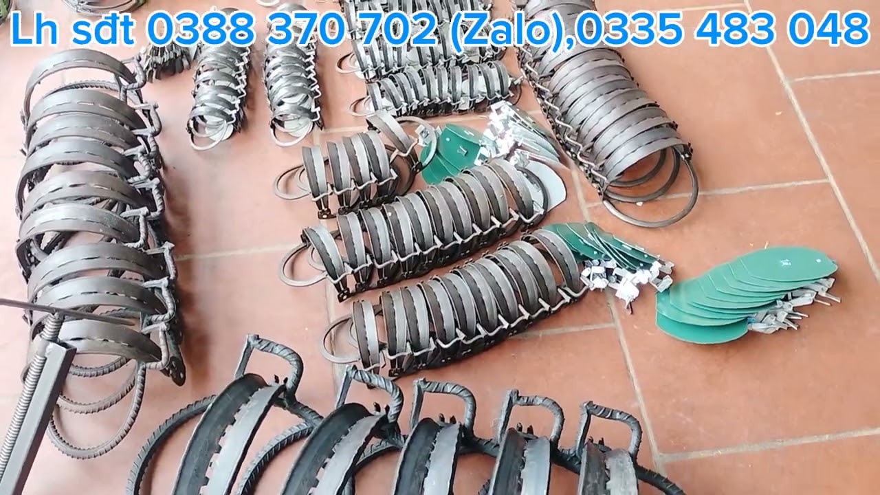 đủ các mẫu cạm bẫy đánh chuột,chồn , cầy, cáo mèo, lợn rừng, các bác tham khảo,