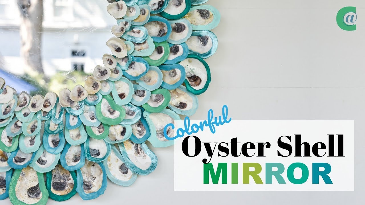 Colorful Oyster Shell Wreath