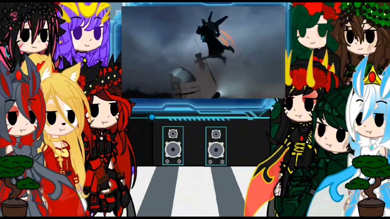 Kaijus fêmeas reagindo a Skibidi toilet+O Novo visual da Zilla legendary 2024/Gacha Plus\