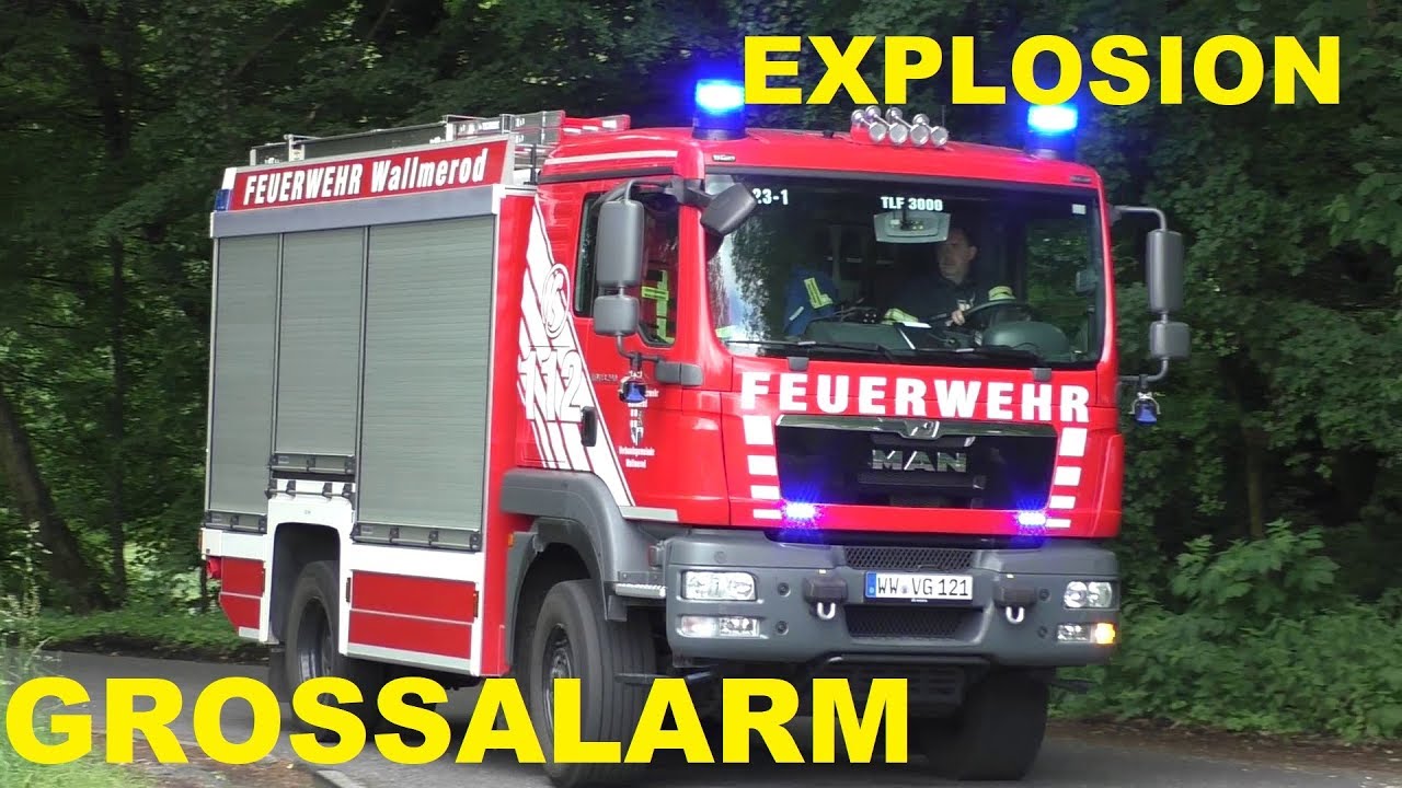 [FEUER + EXPLOSION - 14 VERLETZTE] GROSSALARM IN WESTERBURG