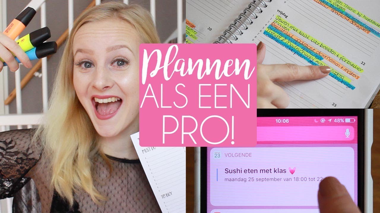 TIPS & TRICKS OM GOED TE PLANNEN | O.A. VOOR SCHOOL! | LENETTE HERMSEN