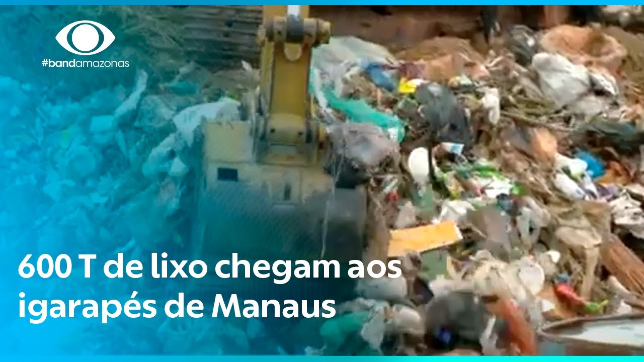 Mais de 600 toneladas de lixo: Polui&ccedil;&atilde;o dos igarap&eacute;s de Manaus chega ao Rio Negro