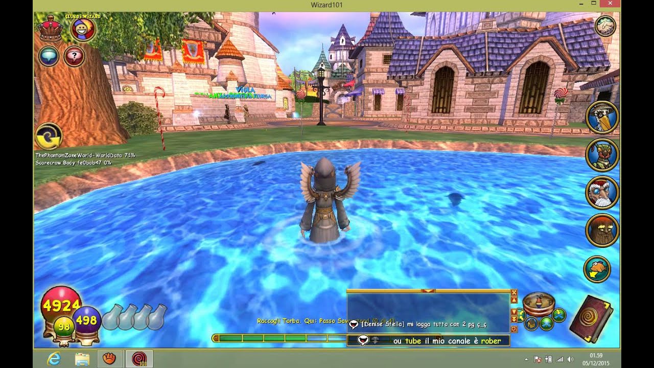 gamelay wizard101  italiano