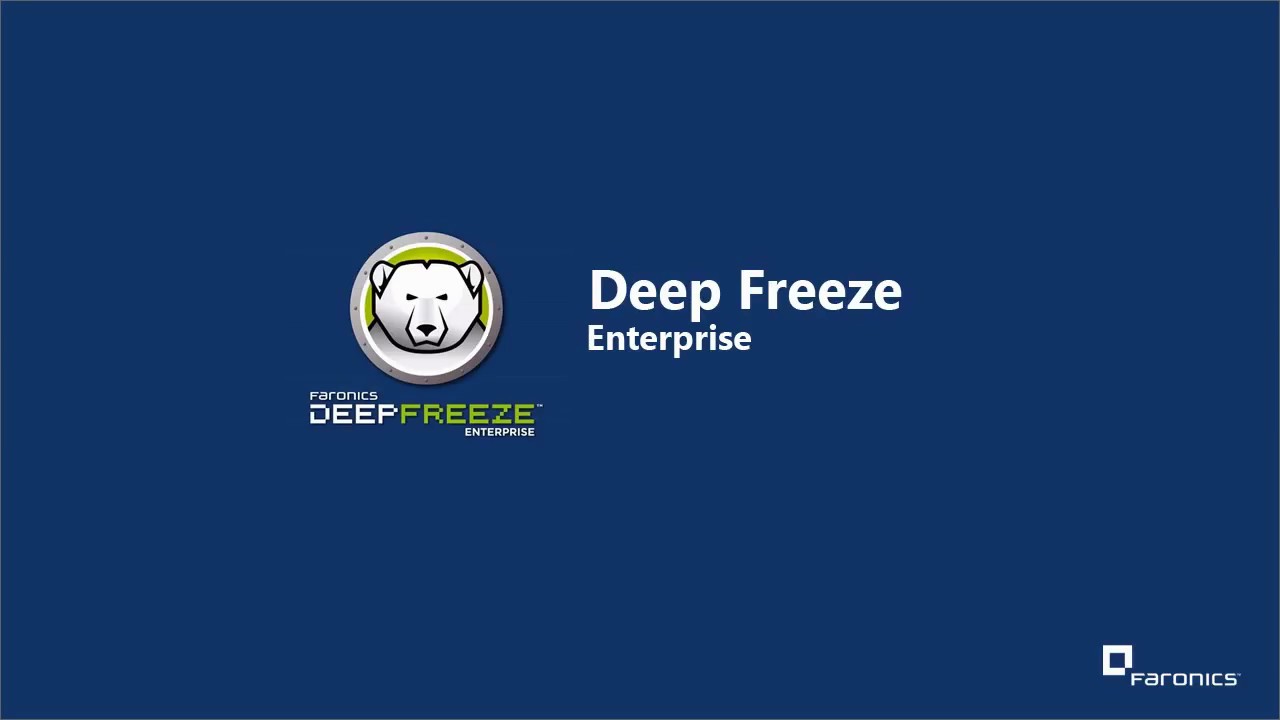 Getting Started with Deep Freeze Enterprise