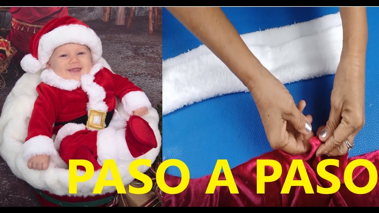 Como hacer Traje de Navidad para niño paso a paso
