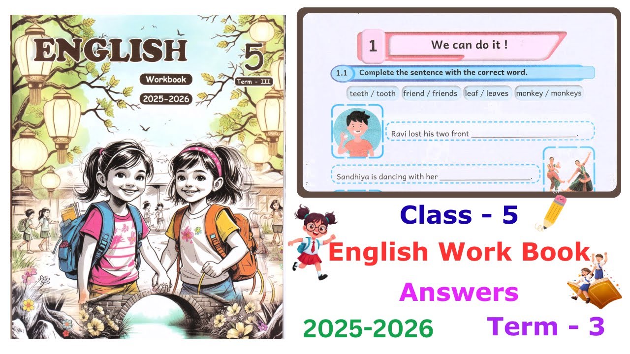 EE Class 5 English Workbook Term 3 Unit 1 Answers-2025-2026