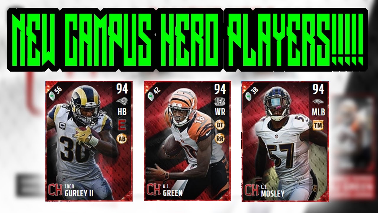 New Campus Hero's Players In MUT 17!!!!!!!