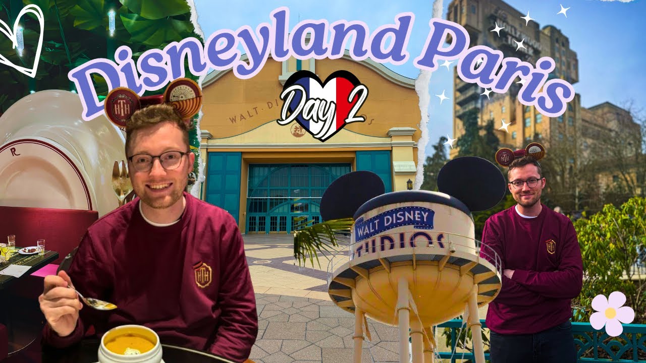 DISNEYLAND PARIS ✨🇫🇷 | DAY 2 | Walt Disney Studios, Avengers Campus, Chez Remy, Rides in the rain 🎆
